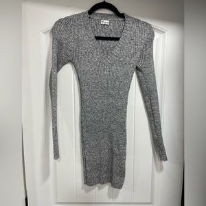 Thyme Maternity Grey Tight Dress